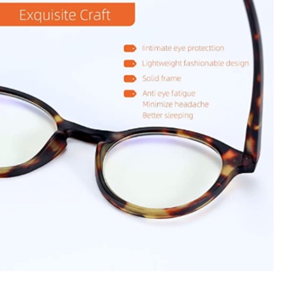 Unisex Glasses Computer Anti Eyestrain - Picture 4 of 7